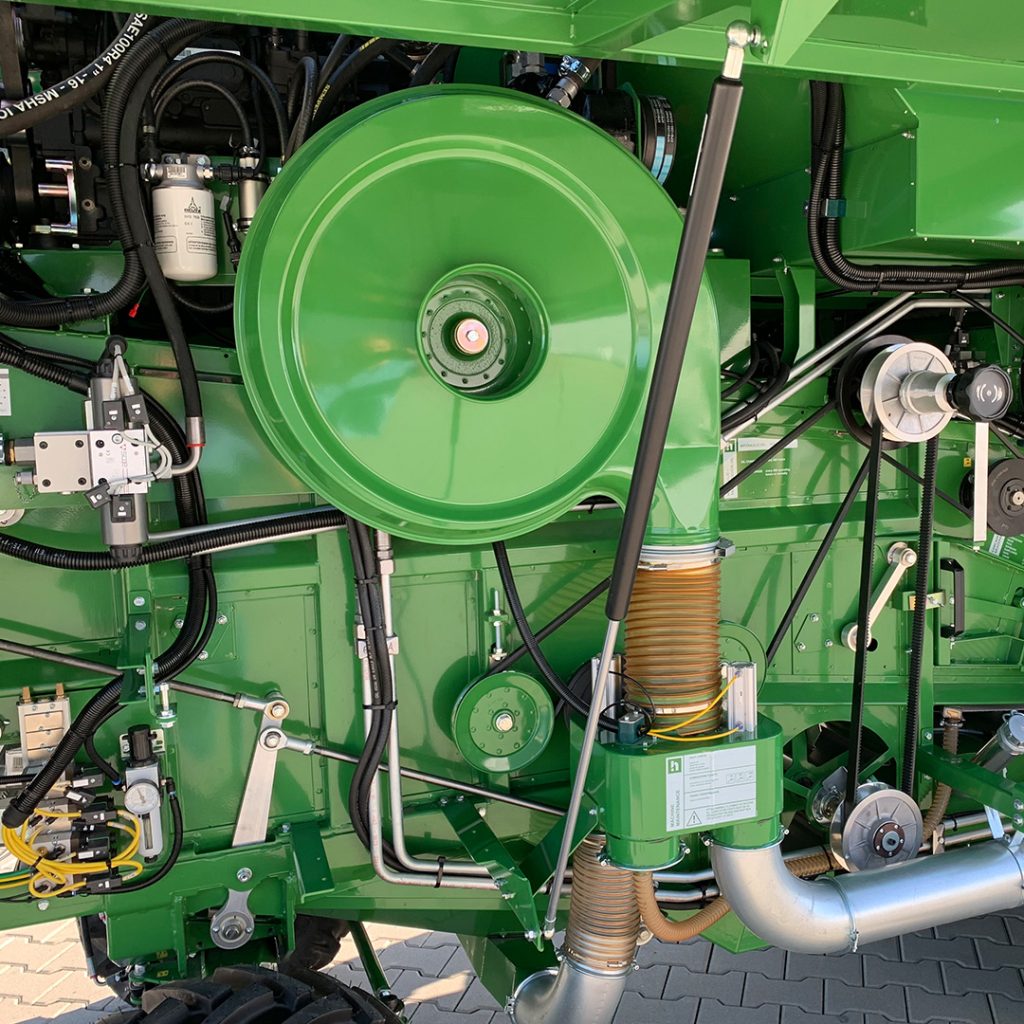 HALDRUP C-50 Dreschsystem und Probenabsackung